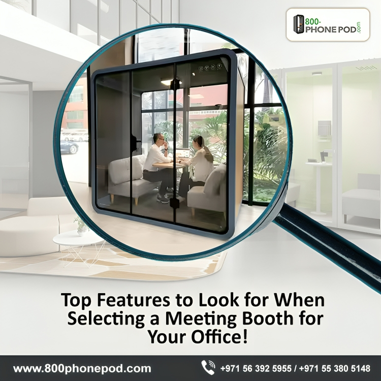 800Phonepod's tweet photo. Looking for the perfect #meetingbooth?🤔
Here are the top features to consider for focused #collaboration.

🔊 Top-Notch #Soundproofing
💡 Customizable Design
⚡ Integrated Tech 
💺 #ComfortableSeating 
🔧 Easy Integration 

Contact us at📞+971 56 392 5955
#Dubai #Mpod #Phonepod https://t.co/7d9iVNqi6q