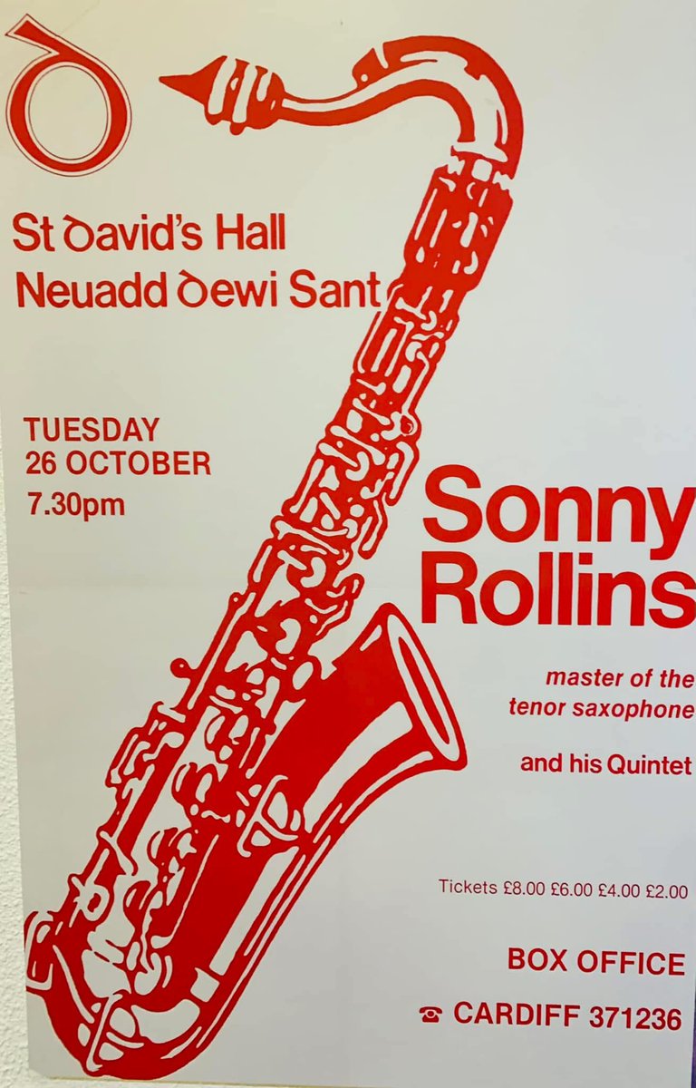 Cardiff Music History | Hanes Miwsig Caerdydd (@cardiffmh) on Twitter photo Sonny Rollins at St David’s Hall, 26th October 1982
<a href="/sonnyrollins/">Sonny Rollins</a> <a href="/stdavidshall/">St David's Hall</a> #cardiff #wales #caerdydd #cymru #cardiffmusichistory Sonny Rollins at St David’s Hall, 26th October 1982
<a href="/sonnyrollins/">Sonny Rollins</a> <a href="/stdavidshall/">St David's Hall</a> #cardiff #wales #caerdydd #cymru #cardiffmusichistory