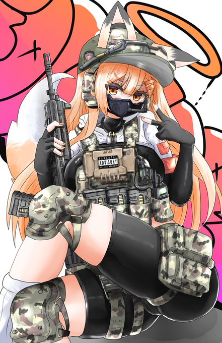 今度こそ描き納めライラちゃん!
よりタクティカルに仕上げました! 