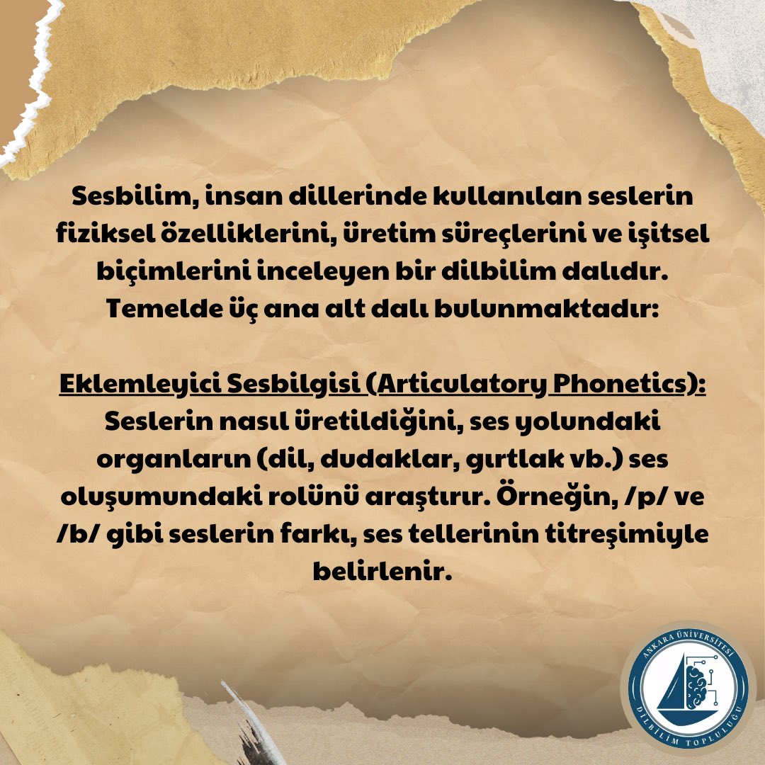 Ankara Üniversitesi Dilbilim Topluluğu (ADİT) tweet media