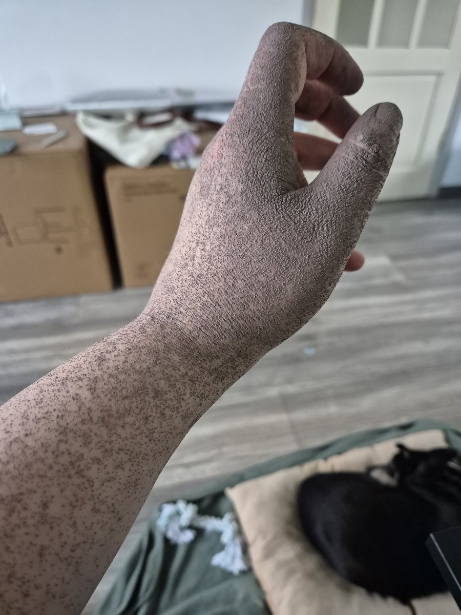 Pas mijn eerste huisje gekocht
 Zoals je kunt zien gaat het verven echt geweldig 😂