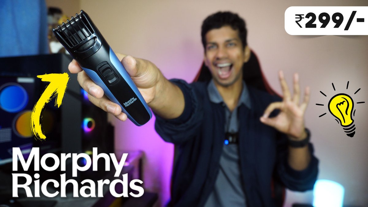 JacksonKrishna's tweet image. ₹299 - Morphy Richards Beard Trimmer Unboxing &amp;amp; Review - Morphy Richards Astonx Bt1110 Beard Trimmer | @DekhReview 

Link : youtu.be/FoqiLBHr17U

Like, Share And Subscribe Our Channel ❤️❤️

#morphyrichards #beardtrimmers #review