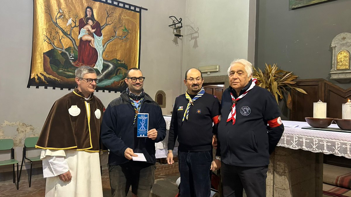 CompSanGiorgio's tweet image. RAPS CAMMINO DEL NORD. OGGI PRIMA PARTENZA DA VITERBO. Mario Luzio, Capo Clan Agesci di Rimini, ha aperto per primo il Cammino.
⚜️☘️✝️ sangiorgiocomp.org