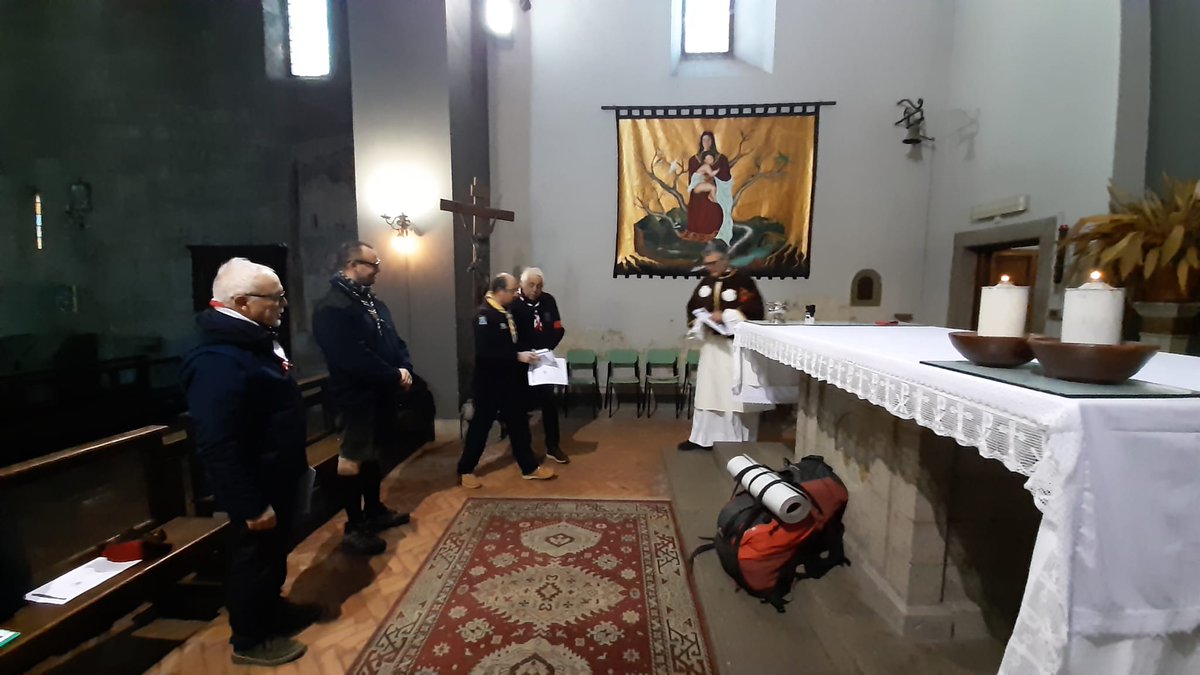 CompSanGiorgio's tweet image. RAPS CAMMINO DEL NORD. OGGI PRIMA PARTENZA DA VITERBO. Mario Luzio, Capo Clan Agesci di Rimini, ha aperto per primo il Cammino.
⚜️☘️✝️ sangiorgiocomp.org