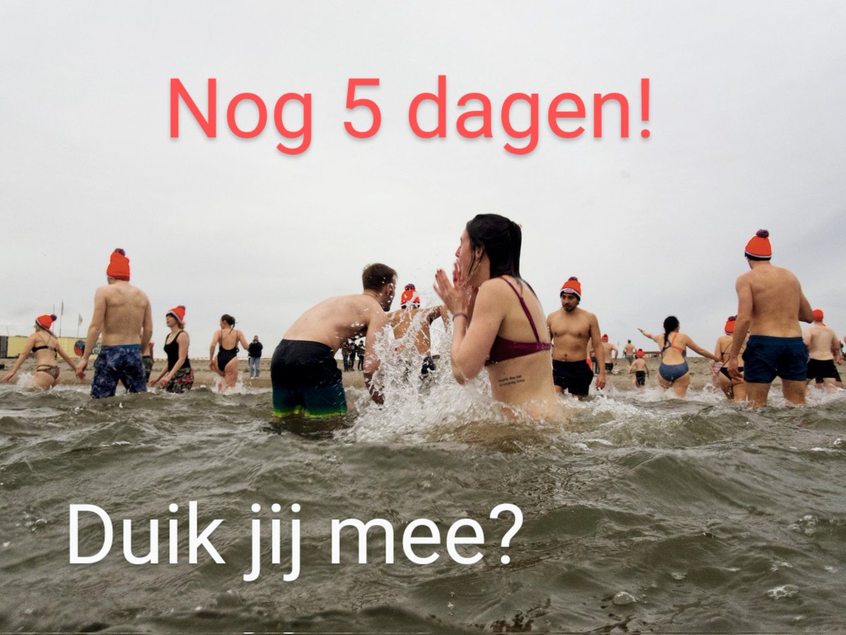 Nog 5 dagen en dan is de Nieuwjaarsduik IJburg! Duik jij mee? Schrijf je snel in en daag je familie en vrienden uit om mee te duiken!! Zien wij jou op 1 januari op strand IJburg bij de Reddingspost? Inschrijven kan via  amsterdamsereddingsbrigade.nl. #amsterdam #nieuwjaarsduik