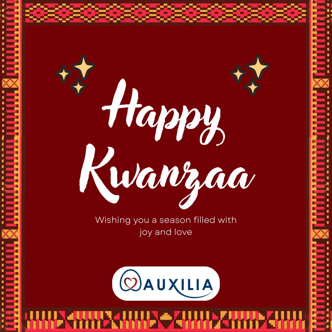 AuxiliaSoftware's tweet photo. ✨ Happy Kwanzaa to all who celebrate!

As we honor the seven principles - Unity, Self-Determination, Collective Work, Cooperative Economics, Purpose, Creativity, and Faith - we celebrate the power of community and shared purpose.

Wishing you a meaningful Kwanzaa celebration! 🕯️ https://t.co/Zf27fHPRzB