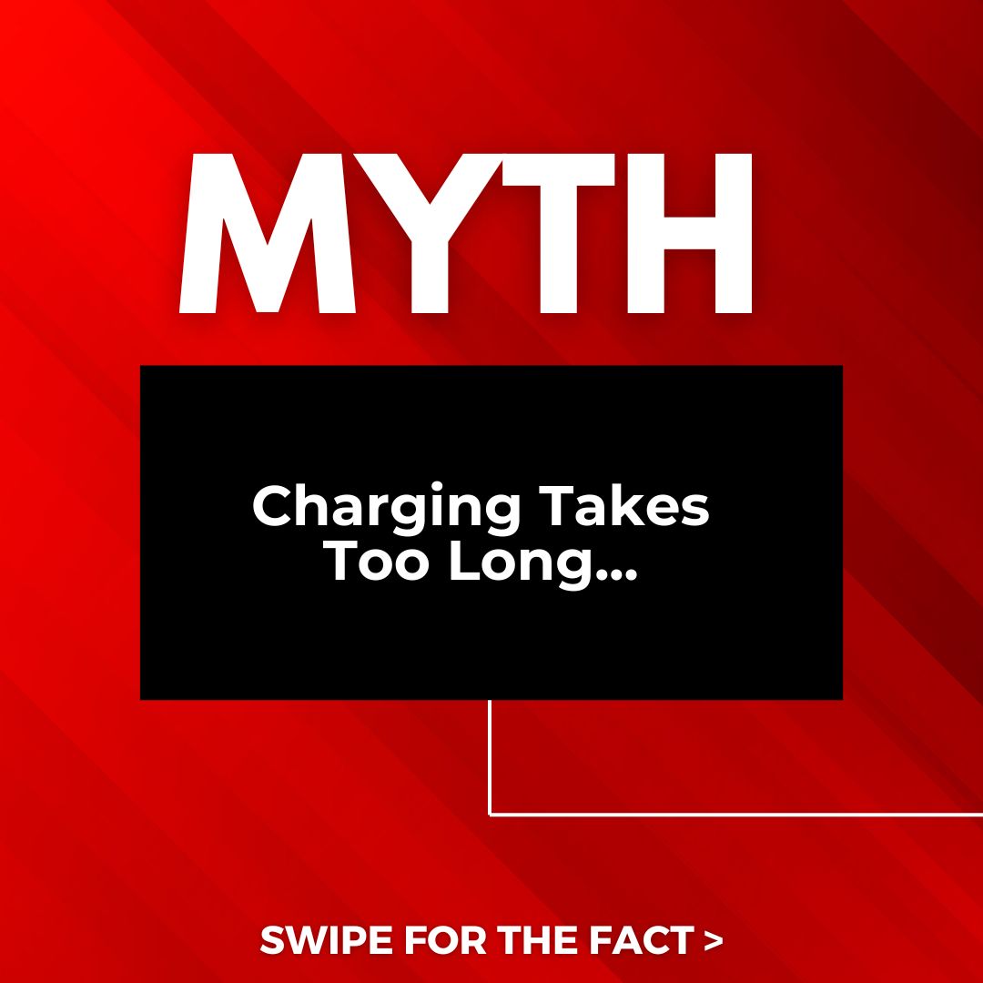 EVisionEVs's tweet photo. Many electric vehicles can charge up to 80% in less than 20 minutes. One major manufacturer has got that time down to just 10 minutes. You don’t have to join a long, slow queue to pay afterwards either. 
#EVMyths #EVMythBusting #ElectricVehicles #fyp #kentbusiness #ElectricCars https://t.co/xaQa0RNuly