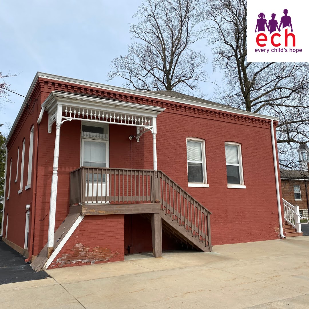 This is the historic infirmary, built in the 1800s as a place for children to go for healing when they were ill. It became ECH's first-ever facility for mental health treatment in the 1980s.