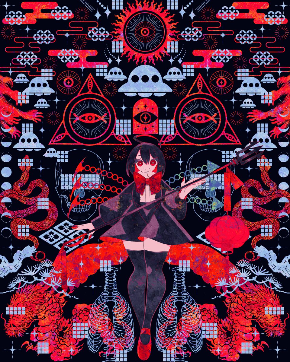東方プロジェクト『封獣ぬえ』色紙イラスト額縁付【スアリテスミ