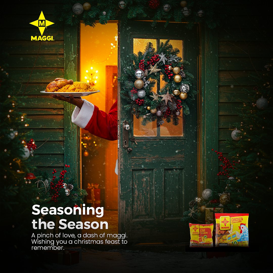 NnaemekaUzoama1's tweet photo. I came late but that's not a problem 😅❤️...
Here are 5 festive Ads I designed for @Nestle maggi Seasoning.😊

While this is my last set of Ads for the year, I have also designed Ads for @UBAGroup @OraimoMate and @goodknightin.you can find them in my profile. Please go through ❤️ https://t.co/4YVj3tiZ1K