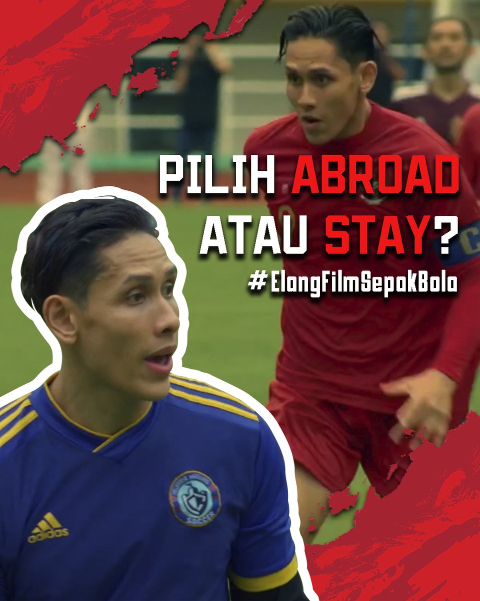 ArjunaMegaFilms's tweet photo. Pilih karir abroad, atau karir dalam negeri yang penuh konspirasi? Bagaimana pendapatmu kalau jadi ELANG?
#Elang #FilmElang #ArjunaMegaFilms #ElangFilmSepakBola #9JanuariDiBioskop https://t.co/e3vDi7xRWu