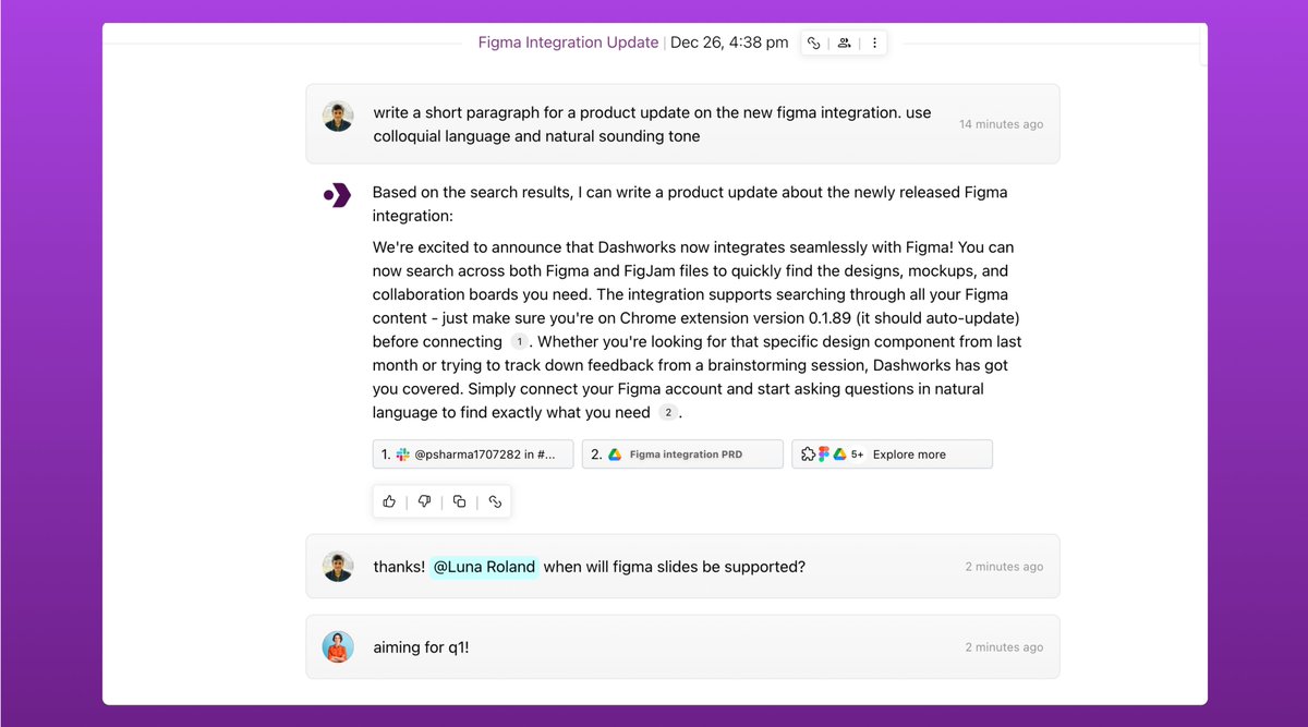 2024 isn't over just yet! Over the next few days, we’ll be sharing some exciting new updates shipped to Dashworks in December 🎄👇

𝐈𝐧𝐭𝐫𝐨𝐝𝐮𝐜𝐢𝐧𝐠 𝐌𝐮𝐥𝐭𝐢𝐩𝐥𝐚𝐲𝐞𝐫 𝐓𝐨𝐩𝐢𝐜𝐬

We’re excited to release a new feature that makes it easier than ever to share knowledge