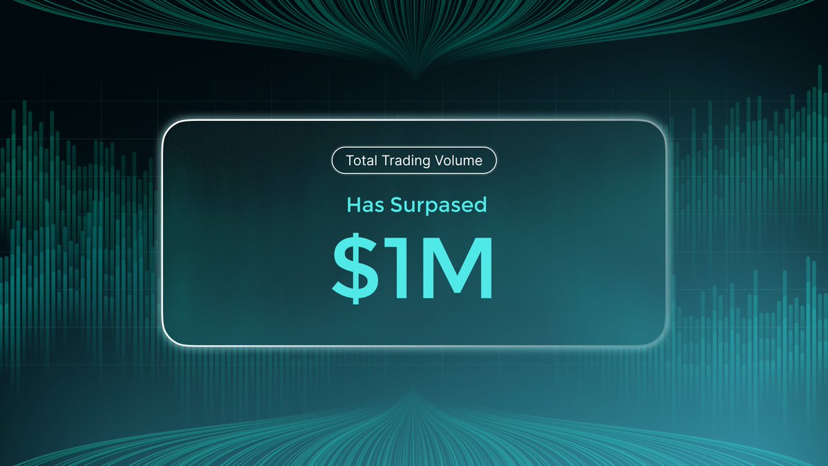 🔥 LFGG!!! We’ve officially surpassed $1M in total trading volume! 🎉💸

Setting a $1M milestone before the end of 2024 was bold but we did it! 🚀 A huge thank you to all our supporters for believing in us and driving this journey. 🙌❤️

Now, it’s time to aim even higher a $2M