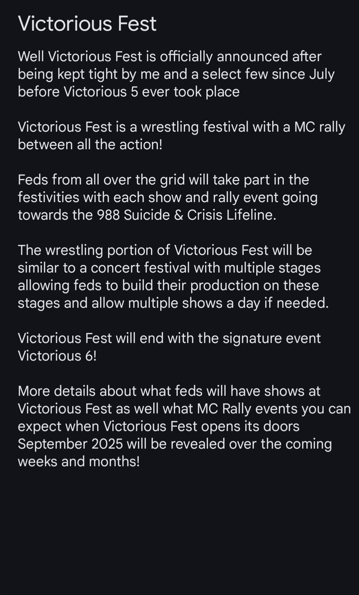 More info about Victorious Fest here