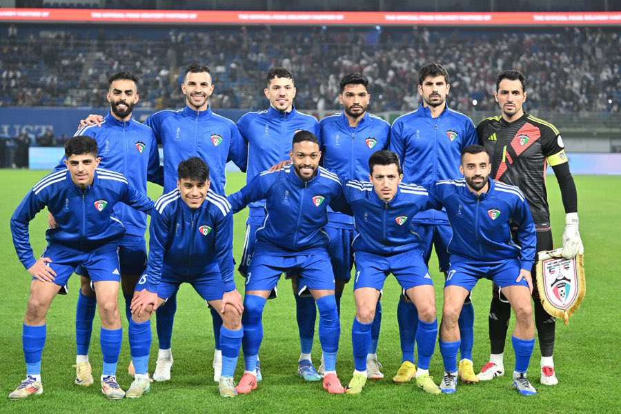 كل التوفيق لمنتخبا الوطني اليوم مع الشقيق المنتخب القطري🇶🇦🇰🇼

#خليجي_26