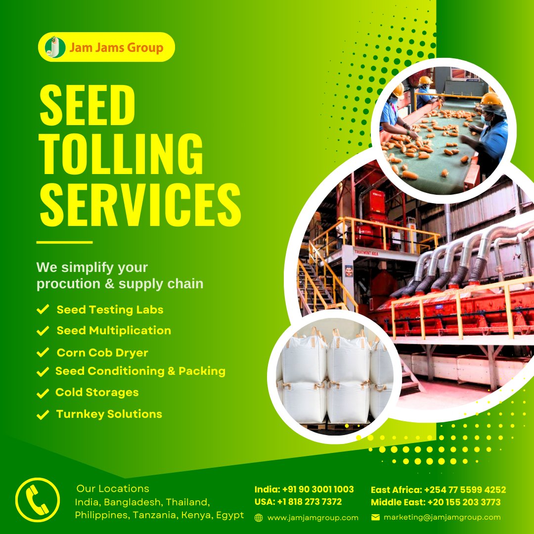 We can help your seed business reach new heights through our full-service Contract production-to-distribution Seed Tolling Services.  #seedindustry #agriculture #farming #seeds #farmers #seedmultiplication #seedconditioning #agritech #agriculture