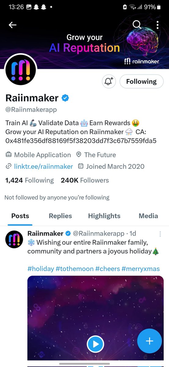 Sire081's tweet photo. 'I've just joined @Raiinmakerapp  @jambotechnology https://t.co/ha9FXAcHiD