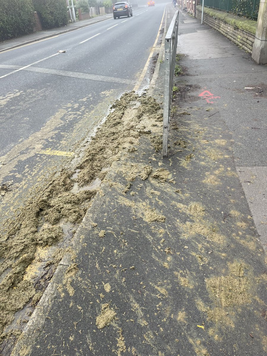 jane6519's tweet photo. @StockportMBC this silage is on Bramhall lane by the gates of Hallam gardens. Surely it’s a health hazard https://t.co/1jwbn3EuFH