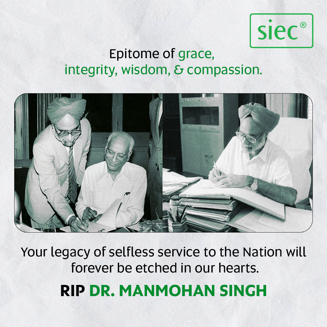 sieceducation's tweet photo. Farewell, Dr. Manmohan Singh 🇮🇳

India mourns the visionary "Father of Economic Reforms." His leadership transformed our economy, advanced social welfare, and strengthened diplomacy. A legacy of integrity and intellect that will inspire forever.

#RIPManmohanSingh https://t.co/y9vTmOd3HJ