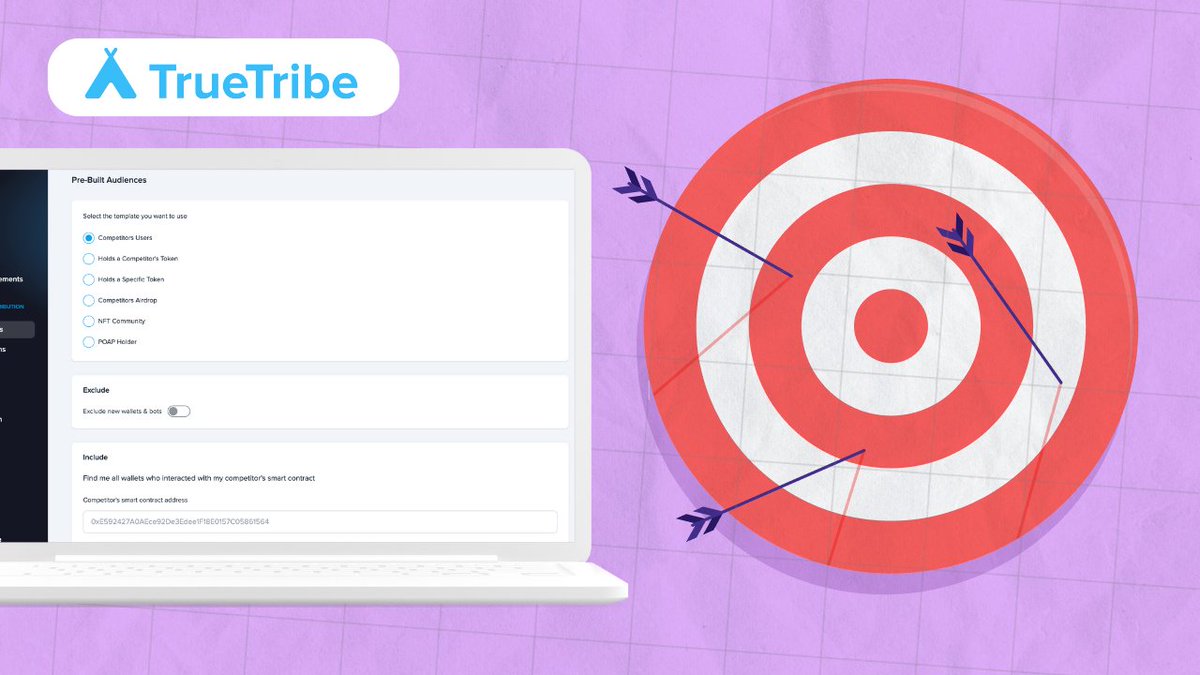 Was on a call and got asked: "Who can I target?", Here's some example I shared:

🔍 Target wallets buying competitors' tokens
 🎯 Zero in on users interacting with a rival's smart contracts
🎟️ Find event attendees, eg ETHDenver, via POAPs

And that’s just scratching the surface,