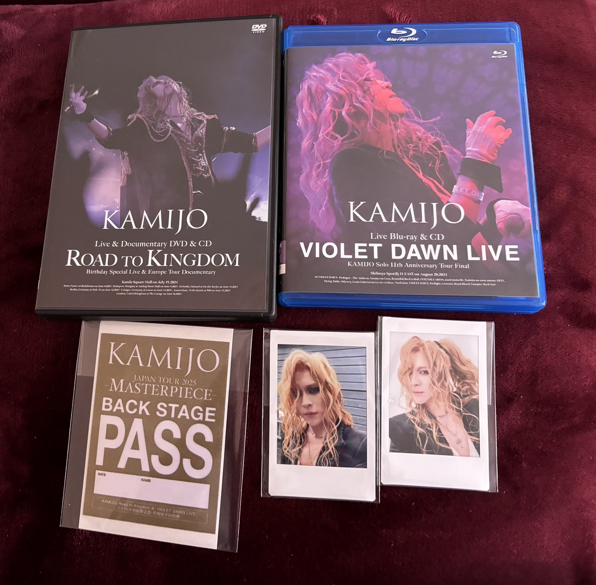 KAMIJO VIOLET DAWN LIVE Solo Angle DVD