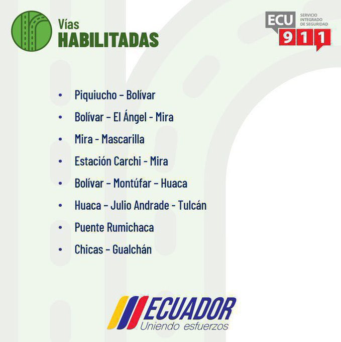 Coordinación Zonal 1 - ECU 911 Ibarra tweet media