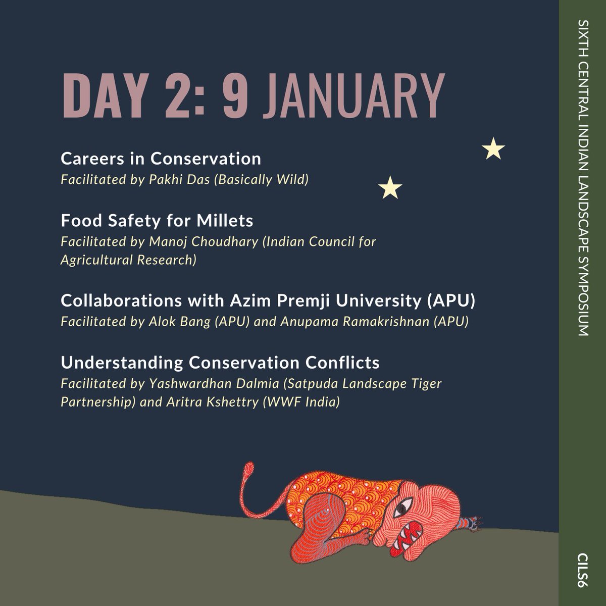 Are you attending CILS6? If yes, sign up to participate in a baithak discussion! The baithak is an informal space crafted for storytelling, idea-sharing, and thoughtful conversations on a particular topic.

Sign up here: shorturl.at/OwMRp

#CILS6 #Jugalbandi #CentralIndia