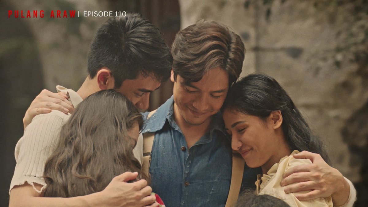 GMADrama's tweet photo. Tapos na ang digmaan. Naipaglaban ang bayan. Nakamit ang kalayaan. Buo pa rin ang magkakaibigan.

Dito na po nagwawakas ang kuwento ng #PulangAraw! Maraming salamat, mga Kapuso! https://t.co/LdF5l61l5N
