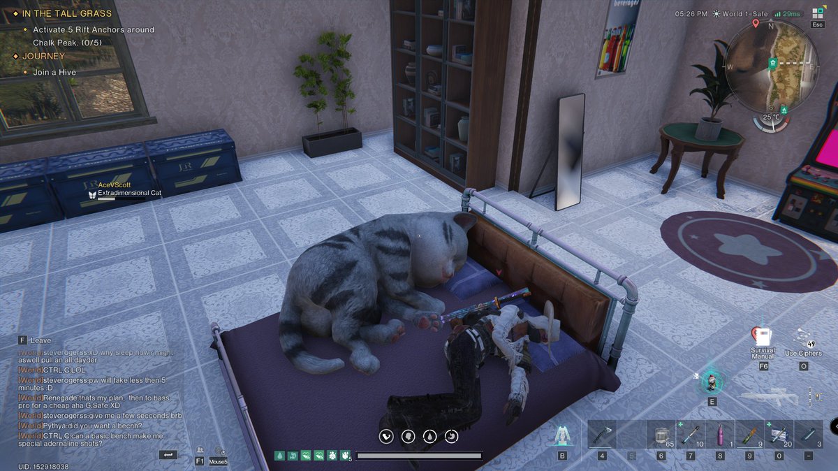 I made a bigger bed so he could sleep next to me~