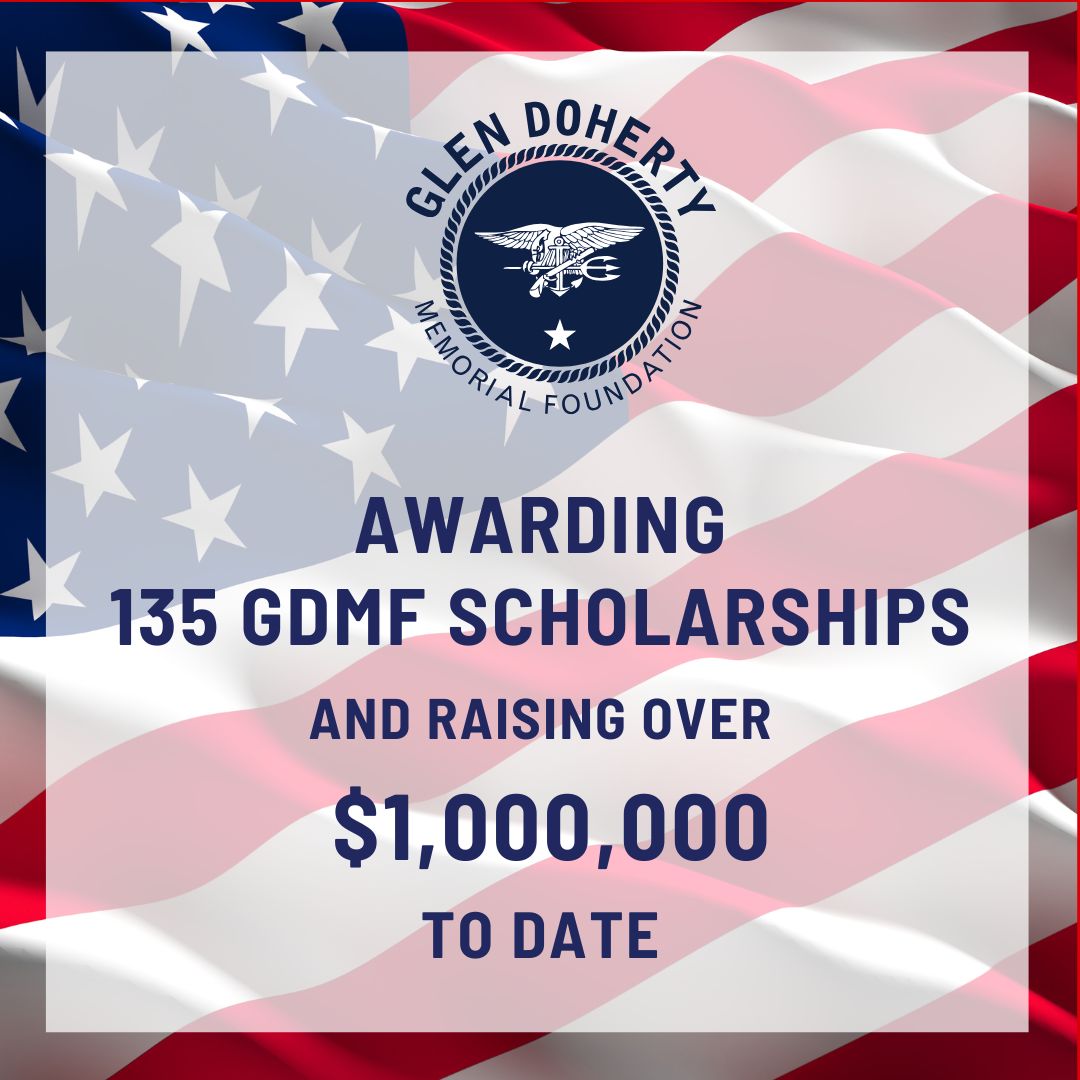 GDMFtweet's tweet image. GDMF has raised over $1,000,000 for the awarding of 135 scholarships to date! We are so proud of each and every one of our Scholars.

To learn more: visit:.glendohertyfoundation.org/gdmf-scholars

#SpecialOps #GlenDohertyMemorialFoundation  #GDMFScholars