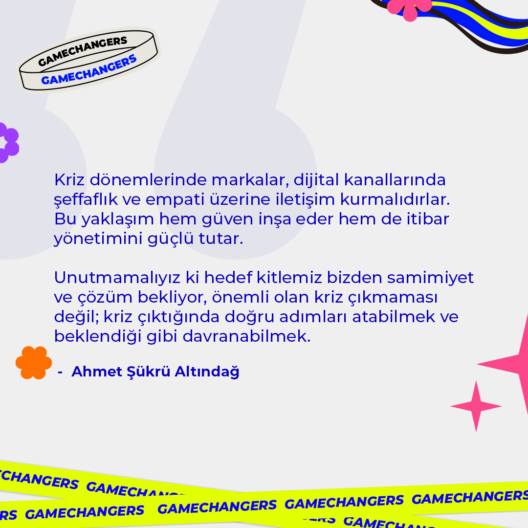 Ajans başkanımız Ahmet Şükrü Altındağ, kriz dönemlerinde markalar'ın dijital varlığını nasıl güçlendirebileceğini anlattı!

#Ahmetşükrüaltındağ #Gamechangers #DigitalMarketing