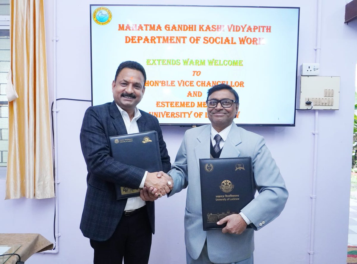 Department of Social Work, University of Lucknow tweet media