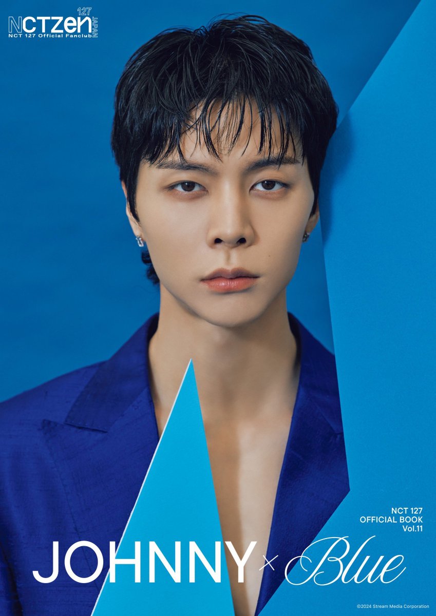 jsuhsource's tweet photo. #JOHNNY in blue for newest NCT 127 Japan Official Book https://t.co/CpEXwwUs8L