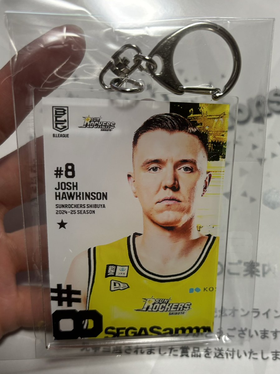 くじプラ　B.LEAGUE 交換

譲)ホーキンソン

求)テーブス、篠山

郵送での交換となります。
ご検討よろしくお願い致します🙇🏻‍♀️

#くじプラ #B.LEAGUE