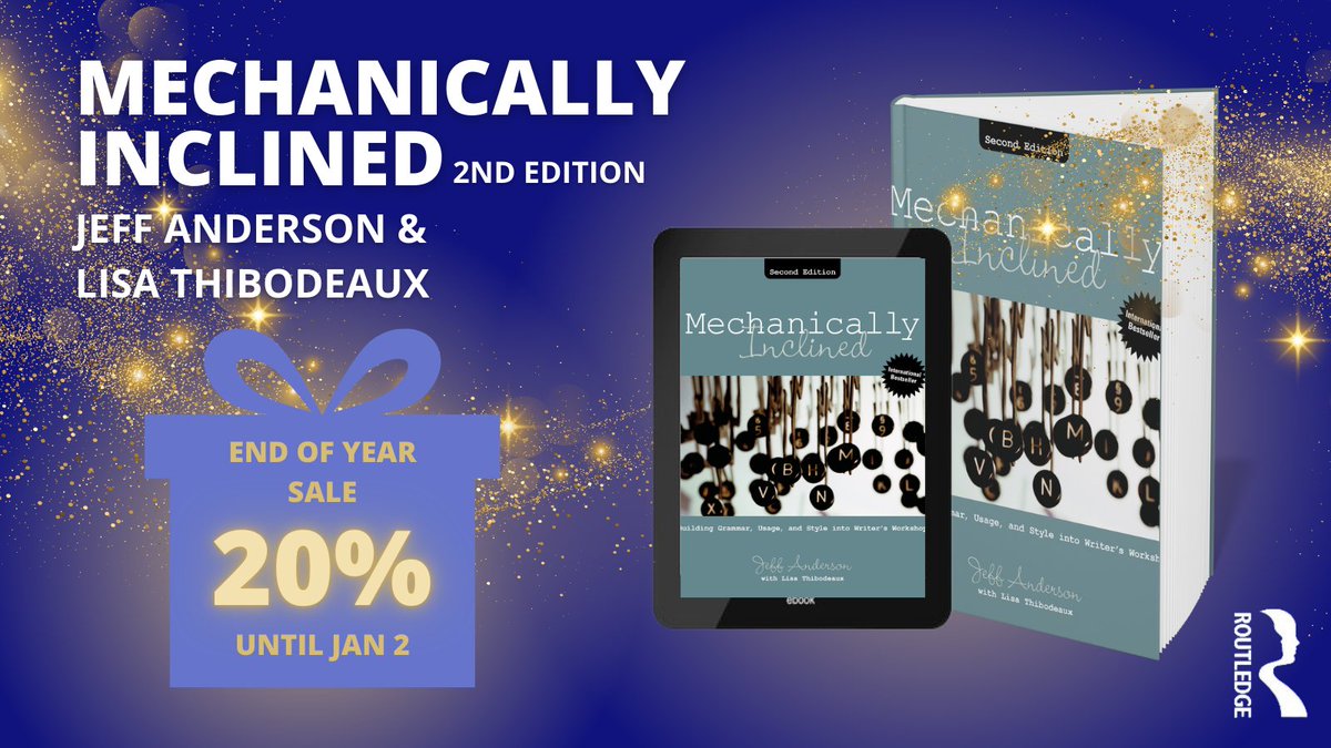 Calling all #teachers! 📢

Help your #students reach their potential as writers with best-selling authors @writeguyjeff and <a href="/LisaThib1999/">Lisa Thibodeaux</a> 📚 Join them in celebrating the power and beauty of all forms of writing💡 and enjoy 20% off until 2 Jan!

🔗 spr.ly/6017QLtjf