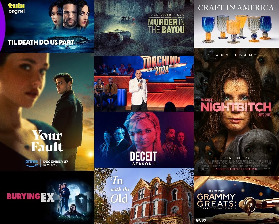 NoReruns's tweet photo. On TV Tonight: https://t.co/vgDeA68nhD #Nightbitch #Deceit #CulpaTuya (#YourFault) #TilDeathDoUsPart #CraftinAmerica #ColdCaseFiles #InWithTheOld #Torching2024ARoastOfTheYear #InWithTheOld #BuryingTheEx premieres #TheGreatestAtHomeVideos https://t.co/q6l6ToQh0l