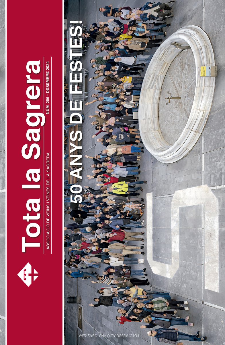📢 Ja podeu llegir el "TOTA LA SAGRERA N.206
PER DESCARREGAR PDF avvlasagrera.com/comissio-revis…

ℹ️ Ben aviat la podreu trobar en format paper a les botigues, equipaments i al Mercat de Felip II.