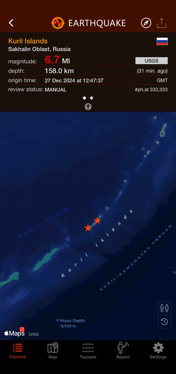 iperic's tweet image. 31 min. ago #earthquake 6.7 has hit Sakhalin Oblast, Russia, 158.0km, 12:47 GMT (USGS ) earthquake.app/m/?e_id=usgs.a…