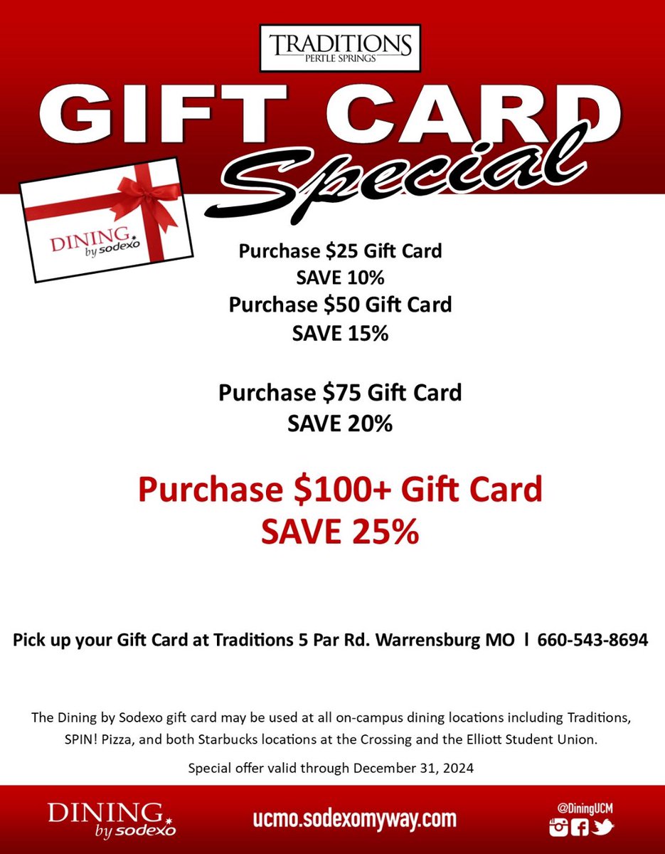 We have extended our gift card special through December 31, 2024!  Stop by to pick one up today!!