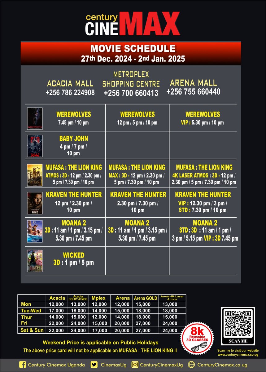 Come through for your favourite movie centre #lionking #Mufasa #nowshowing #Werewolves