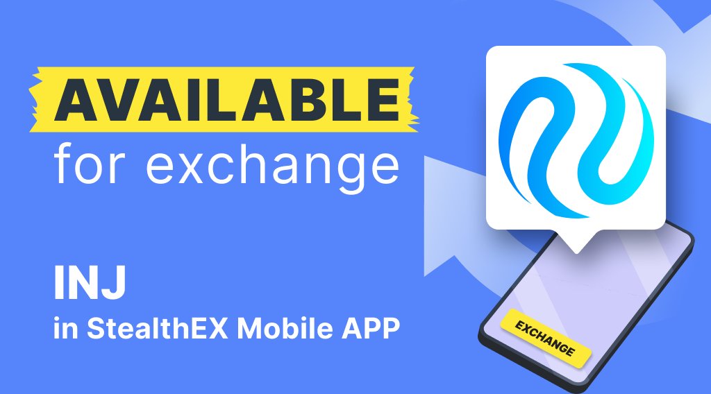 StealthEX_io's tweet photo. π Unlock DeFi with Injective $INJ on the app!
$INJ powers limitless decentralized finance and trading.
π Access 1500+ coins π for instant, secure swaps.
π² Get the app: https://t.co/wP8UW7Nl2n
#INJ #DeFi #CryptoSwaps #StealthEXApp https://t.co/KtTxSgvSRX