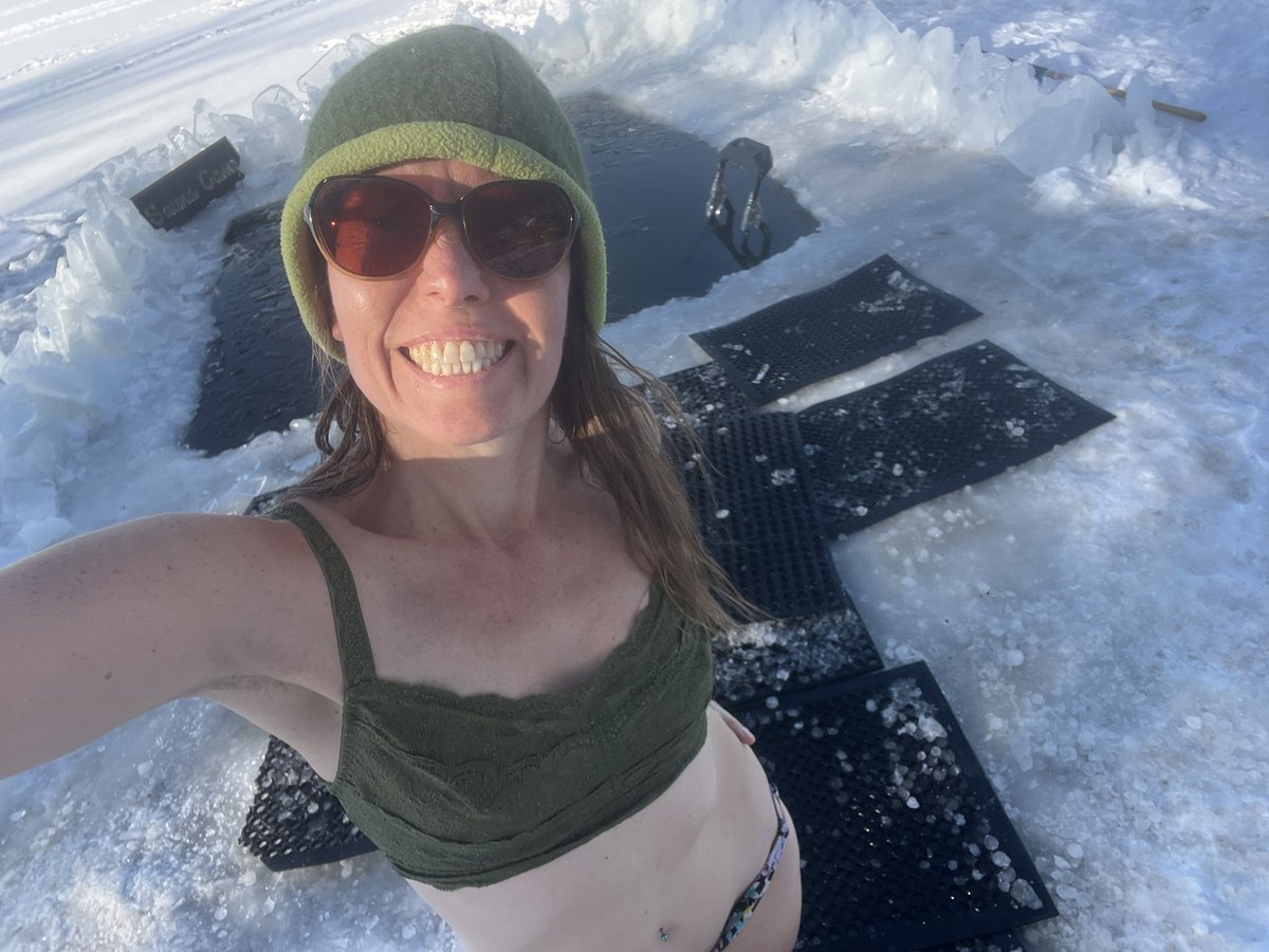 32 degree water will plunge any trauma in you.