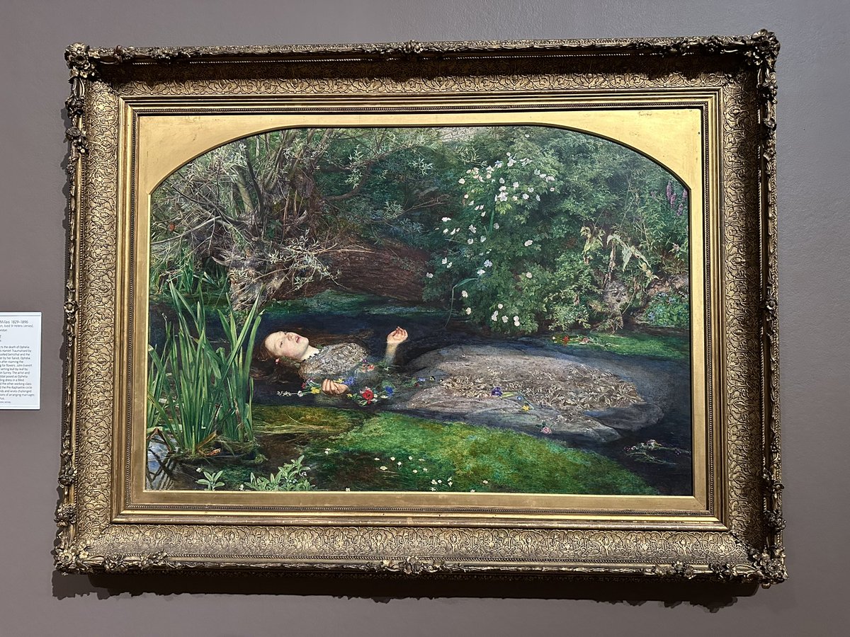 smshum's tweet photo. @caitiedelaney Saw Miss Ophelia this morning at the Tate and thought of you. Sending you warmth and comfort from London today. https://t.co/80tCDg38NH