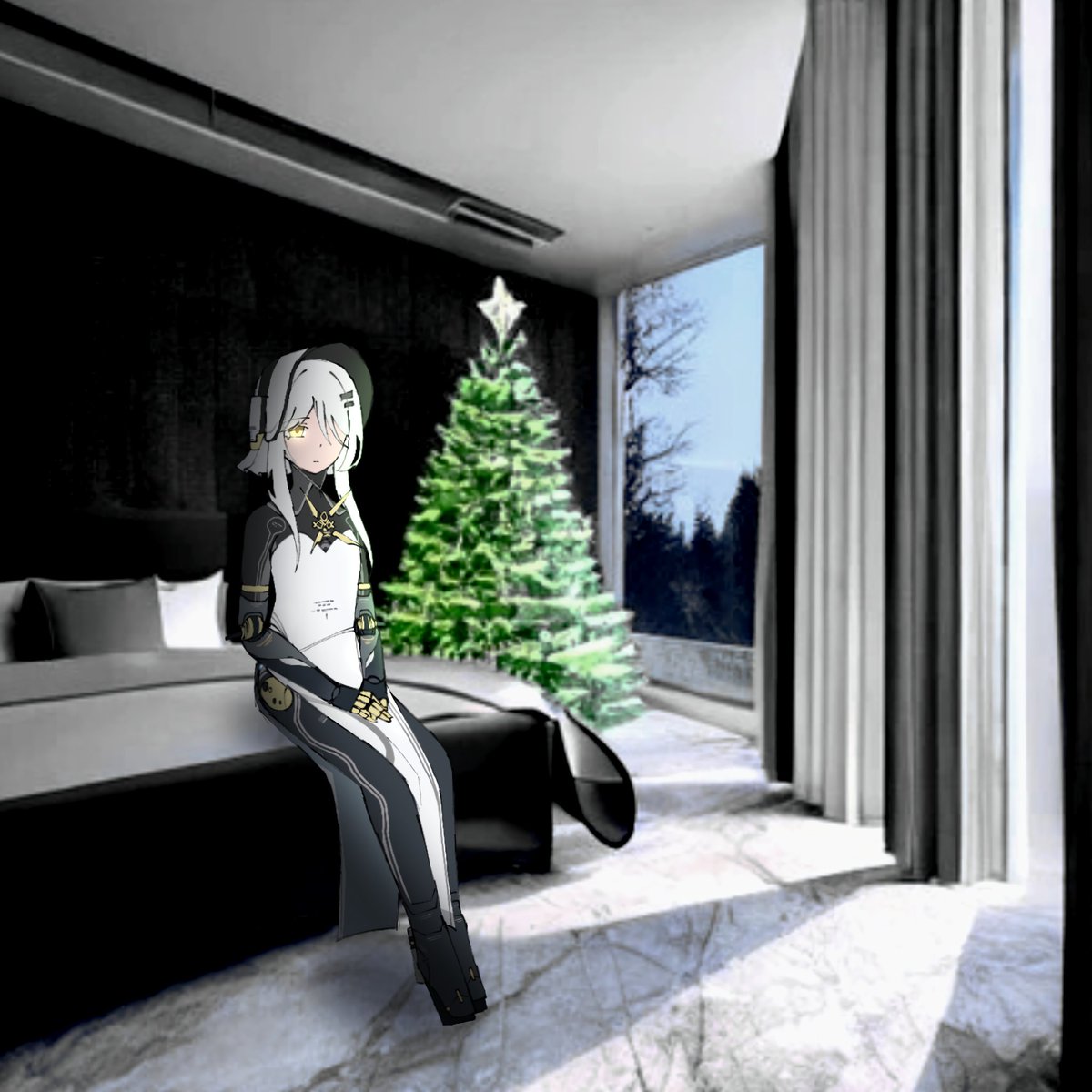 tsukimeansmoon_'s tweet photo. "It seems that Sagemachina is not here..."

Fun fact, in the fandom version, Haicma and Nanami are actually close in location. They just need to go thru some doors or so, and boom! Reunion (level -33 and level -33.1)

#haicmapgr #pgrhaicma #pgrfanart #pgr #punishinggrayraven https://t.co/2ZUgB6zTv0