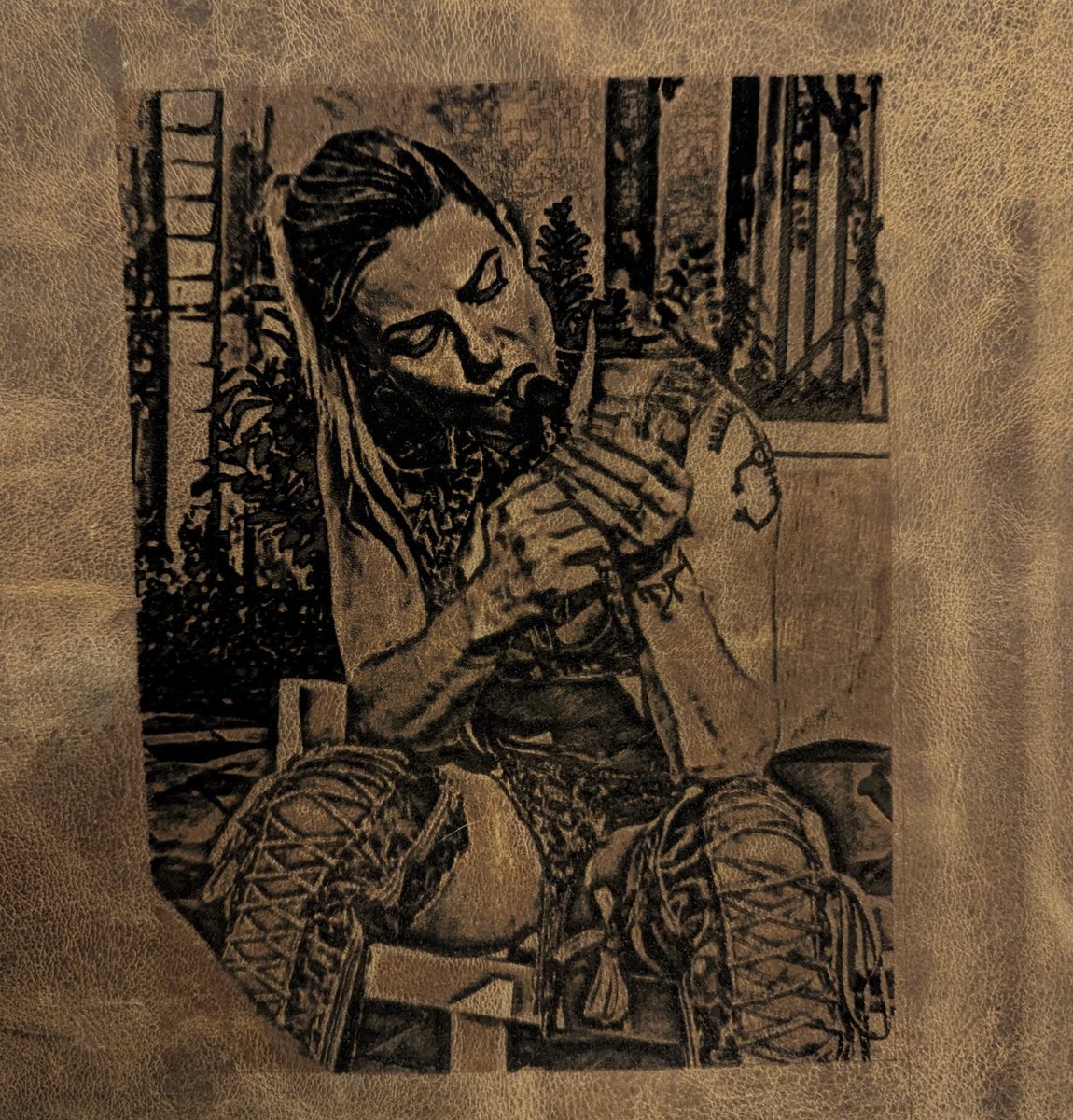 WhipSinLeather (@whipsinleather) on Twitter photo <a href="/zonahbellum/">Zonah Bellum ✨FetishCon '25✨</a> lasered on leather smoking a cigar. Need I say more?......having issues with images burning darker on one half. But had to post. <a href="/zonahbellum/">Zonah Bellum ✨FetishCon '25✨</a> lasered on leather smoking a cigar. Need I say more?......having issues with images burning darker on one half. But had to post.