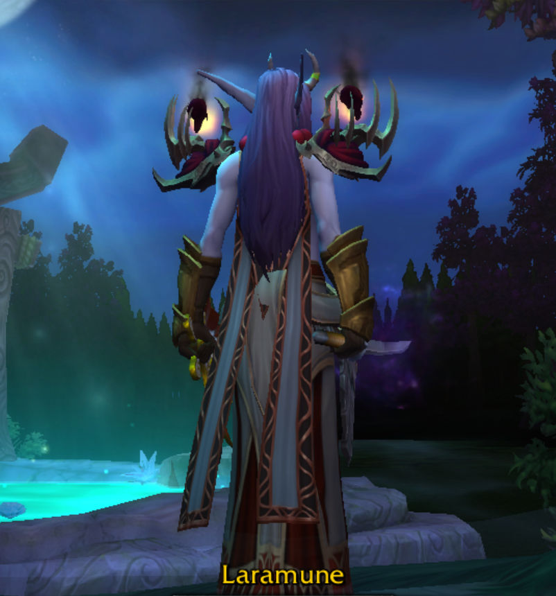 Raging_Uke_Kazu's tweet photo. This is my Night Elf-Shadow Priest and her current mog! Whatda ya think? I think she looks pretty cool. :)
#WorldOfWarcraft #NightElf #Priest #Shadow #DPS #MMOPRG #onlinegaming #Kazu #WarWithin https://t.co/tp15DIYpE1