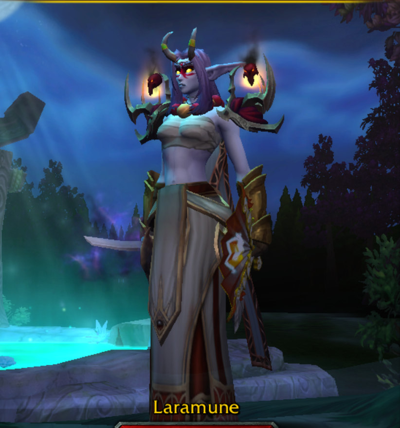 Raging_Uke_Kazu's tweet photo. This is my Night Elf-Shadow Priest and her current mog! Whatda ya think? I think she looks pretty cool. :)
#WorldOfWarcraft #NightElf #Priest #Shadow #DPS #MMOPRG #onlinegaming #Kazu #WarWithin https://t.co/tp15DIYpE1
