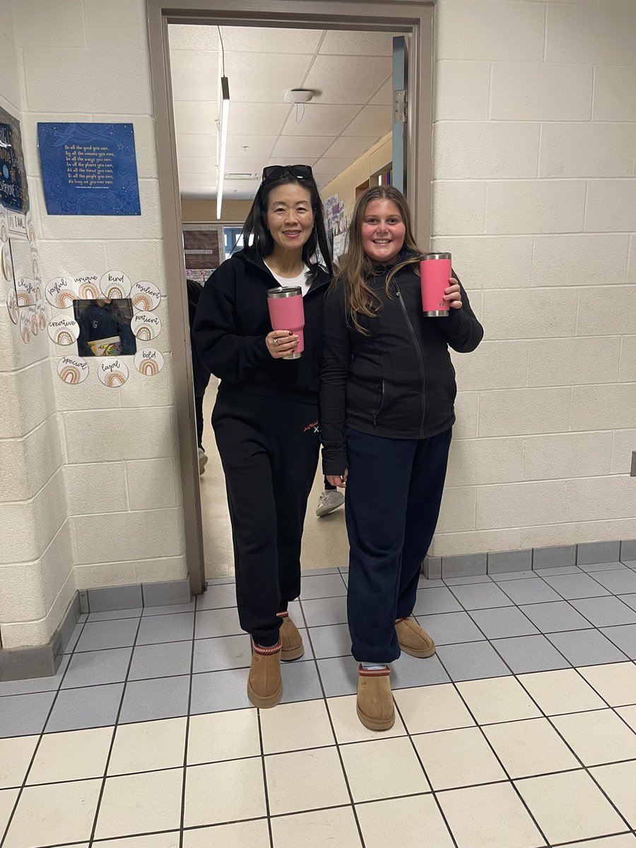 When you decide to dress comfy on a Friday &amp; you’re twinning with one of the students😅 <a href="/OLPhcdsb/">Our Lady of Peace</a>