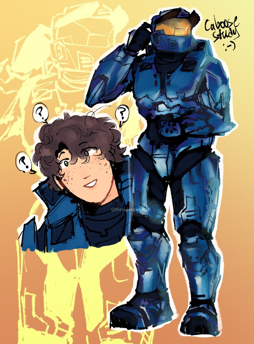hraeesvelgr's tweet image. more rvb stuff except one of these was a study from a render and one of these was stupid
#rvb